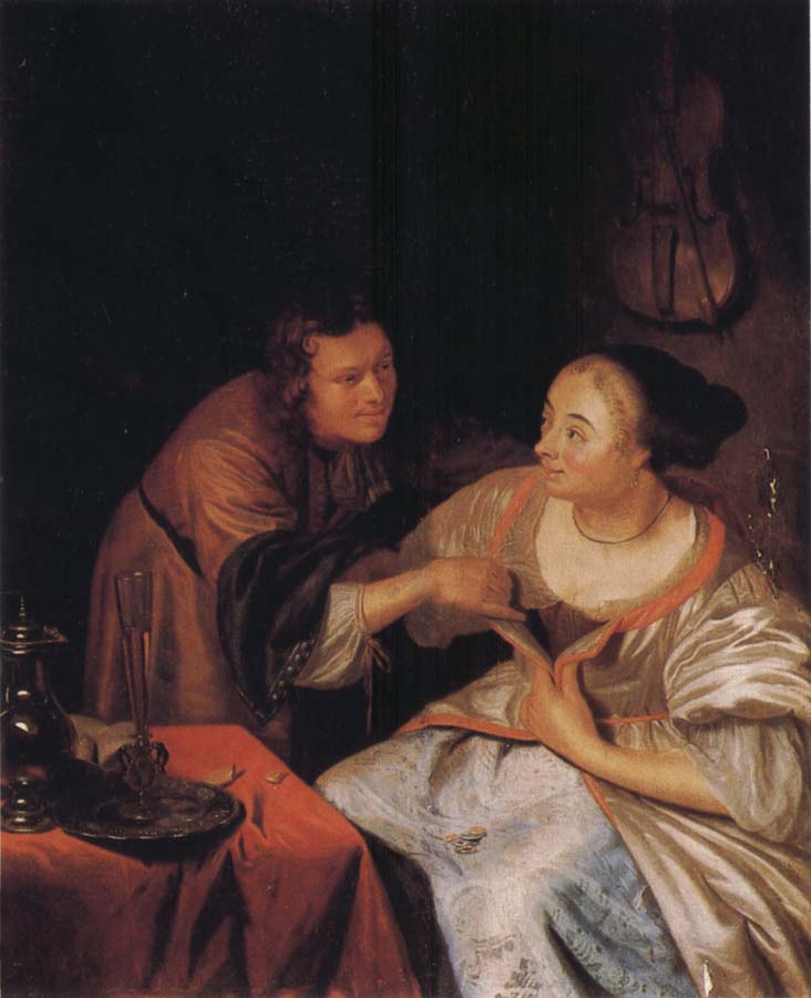 Carousing Couple